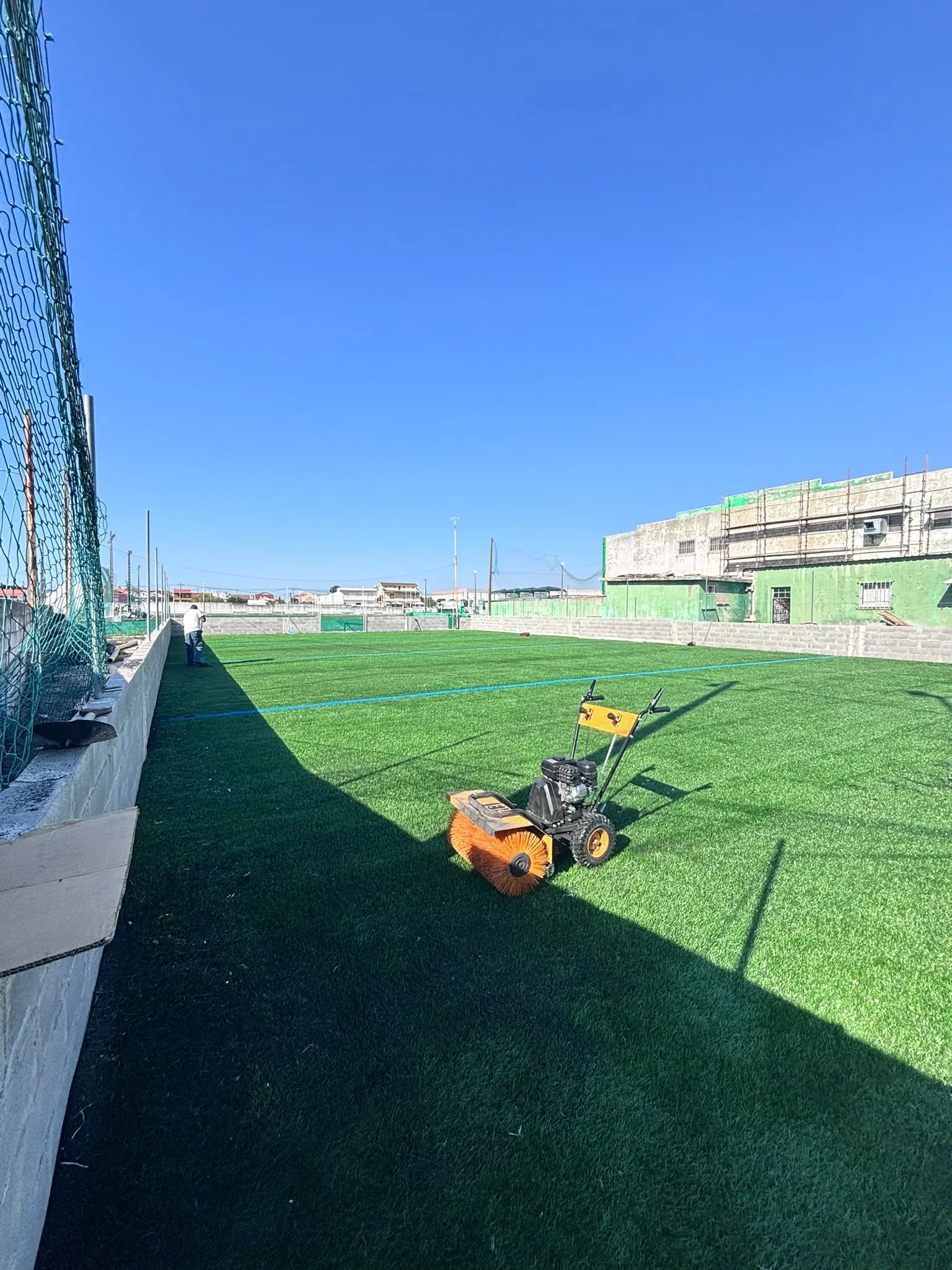 3. Finalização e Nivelação do Campo