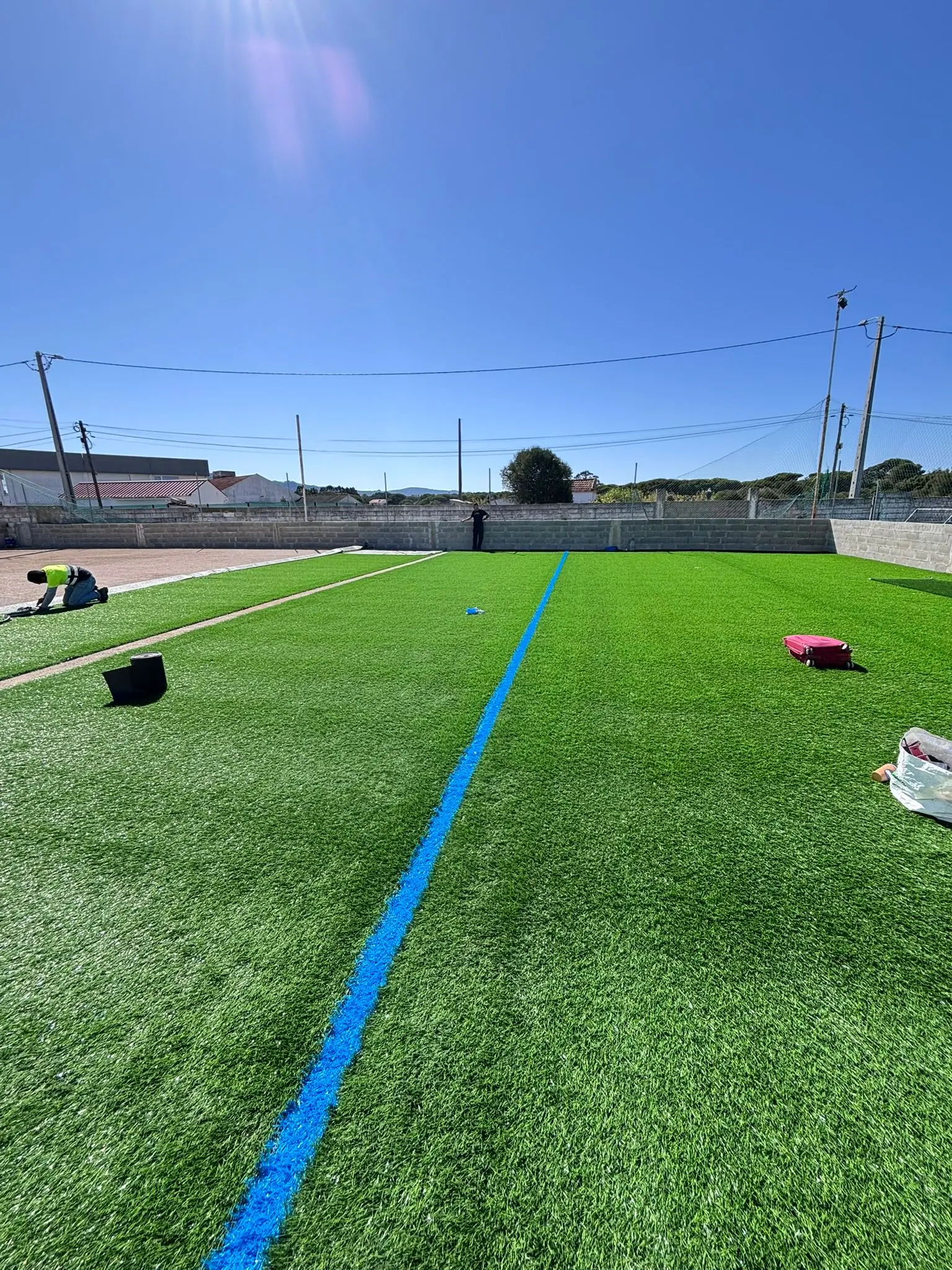 4. Aplicação das Linhas do Campo Futebol